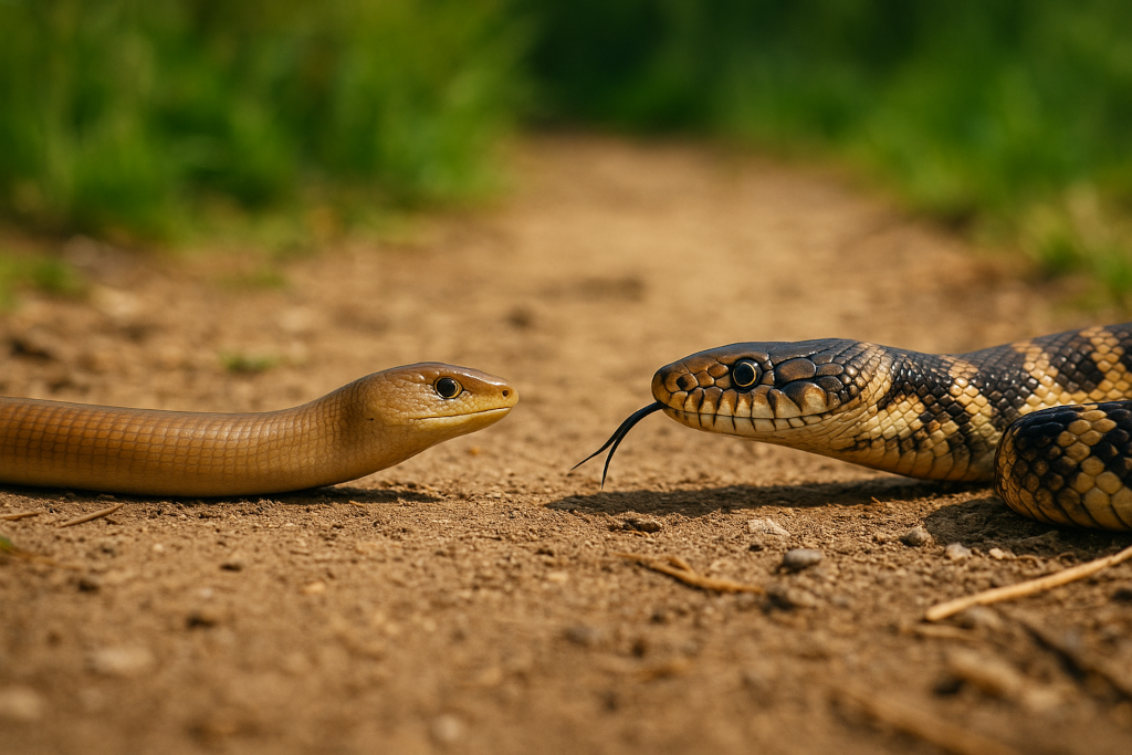 legless lizard vs snake