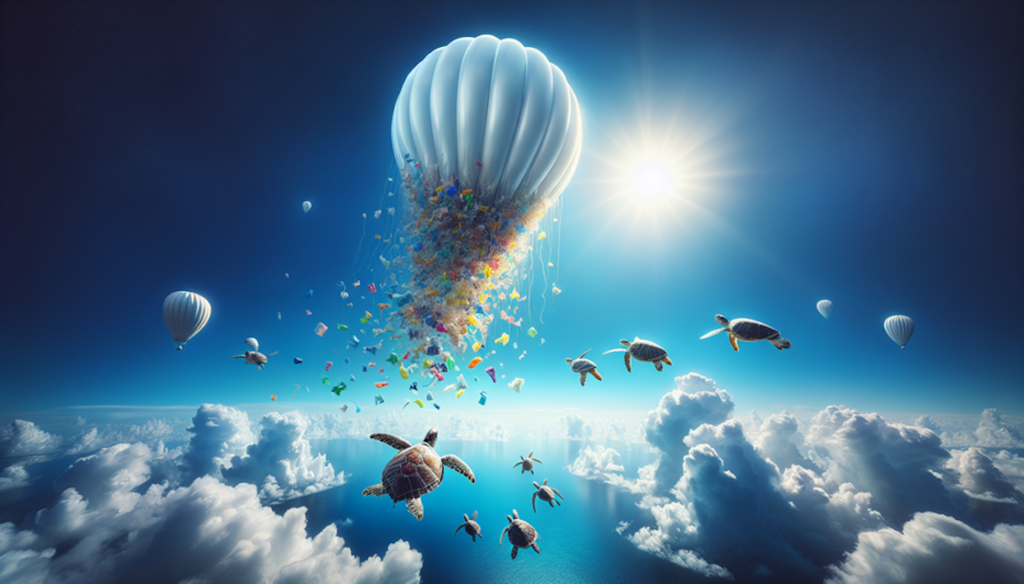 what happens to a free helium balloon