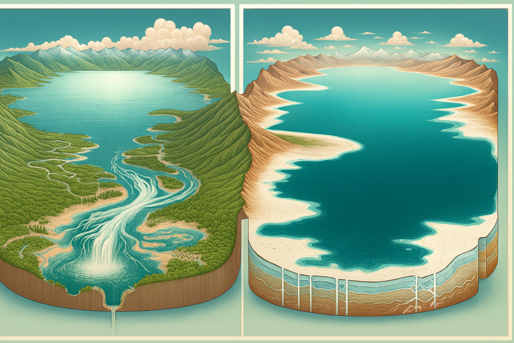 why some lakes become salty