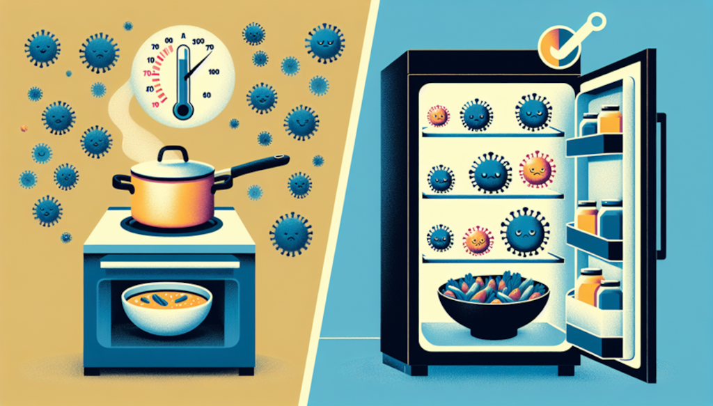 does cooking or freezing food kill cold viruses