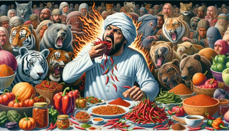 so much spicy food